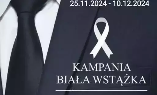 Zdjęcie do Kampania "Biała Wstążka"-16 dni przeciwdziałania przemocy wobec kobiet
